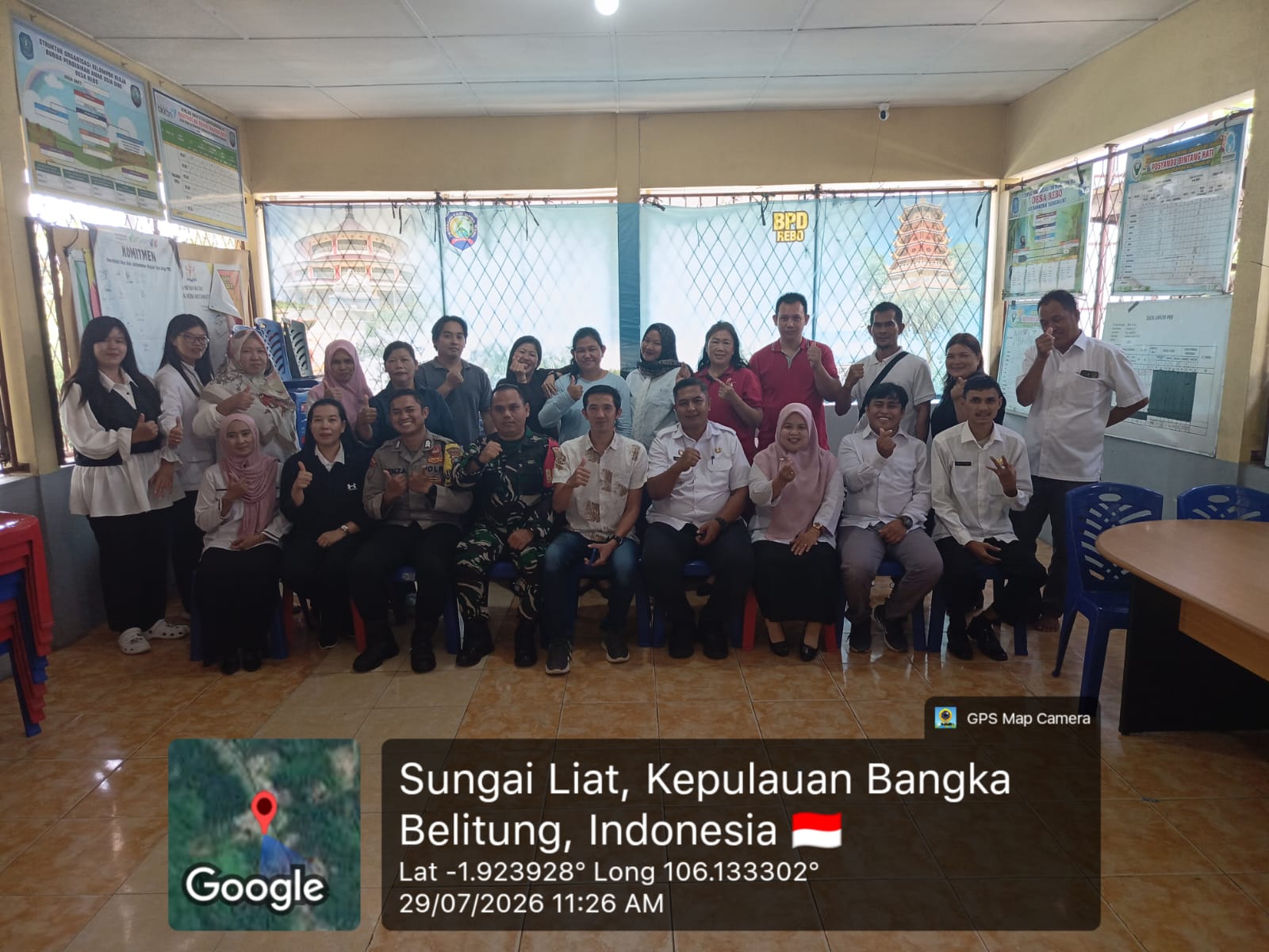 EVALUASI APBDES TRIWULAN II DESA REBO
